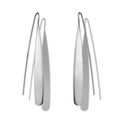 

EK502 Bohemia Long Strip Surfboard Earrings for Women 2019 Fashion Party Jewelry Gold Silver Color Leaf Earrings Wedding Jewelry