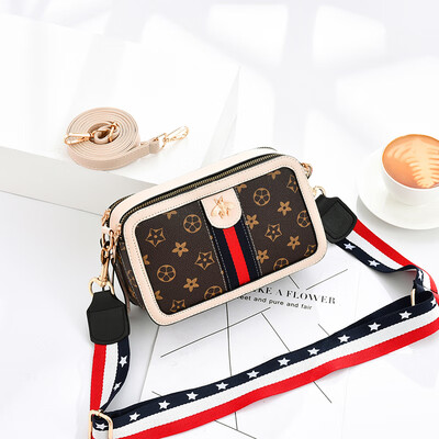 

Summer womens new fashion Korean version of ins100 fashion women with one shoulder slant bag in summe