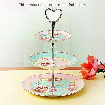 

23 Tier Cake Plate Stand Loveheart Handle Fitting Hardware Rod Plate Wedding