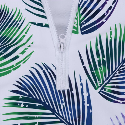 

Roseonmyhand Women Set Sunscreen Surfing Suit Push-Up Padded Waterproof Print Bra Swimsuit