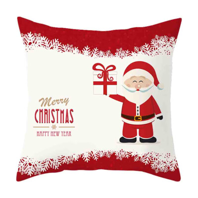 

Tailored Christmas Pillow Cover Decor Pillow Case Sofa Waist Throw Cushion Cover