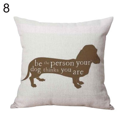 

Cartoon Dog Animal Throw Pillow Protector Case Cushion Cover Bedding Articles