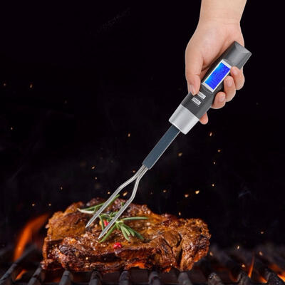 

Greensen Digital BBQ Meat Thermometer Fork Grill Fork with LCD Disply