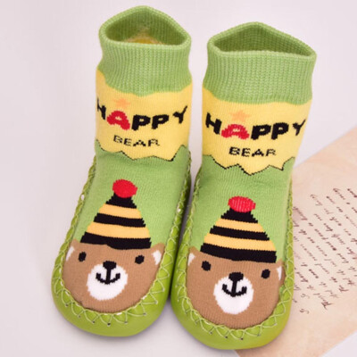 

Warm Baby Shoes Socks Children Infant Cartoon Socks Kids Indoor Floor Socks Cotton Sole Non-Slip Thick Towel Socks