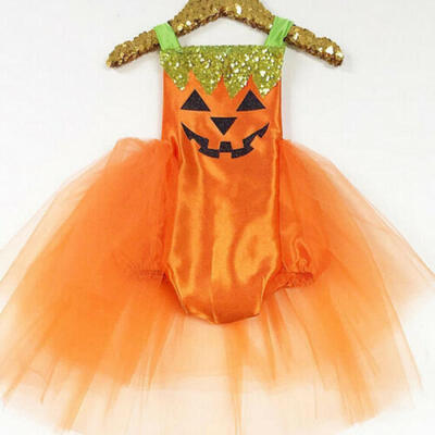 

USA Newborn Baby Girls Halloween Costume Romper Tutu Dress Party Clothes Skirt