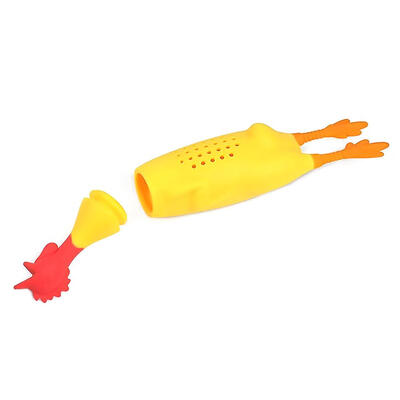 

Reusable Silicone Cute Rooster Simmering Soup Seasoning Spice Box Holder