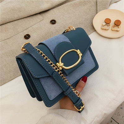 

Popular bag 2019 new wave Korean Joker Messenger bag chain bag simple fashion small square bag