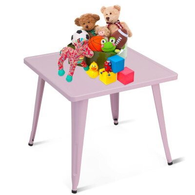 

Kids Steel 27 Square Table Play Learn Activity Table-Pink