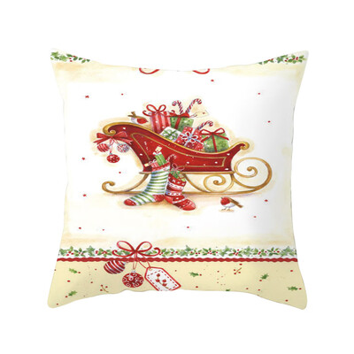 

Tailored Merry Christmas Super Soft Square Throw Pillow Pillow Cover 45x45cm Home Decor
