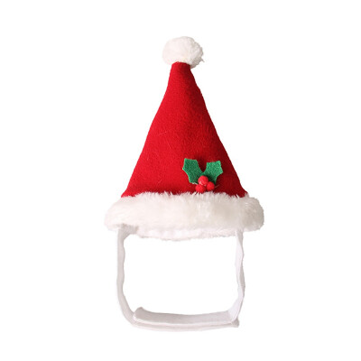 

Pet Christmas Costume Cat Christmas Hat Puppy Dog Santa Hat Adorable Cute Christmas Santa Hat