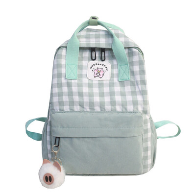 

Ins super-hot&elegant shoulder bag BF wind ancient feeling schoolbag Korean version of high school students canvas Campus
