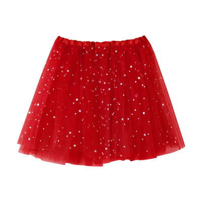 

Roseonmyhand Womens Pleated Gauze Short Skirt Adult Tutu Dancing Skirt