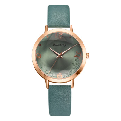 

Fashion pu strap watch Guangzhou hot sale personality ladies watch quartz watch