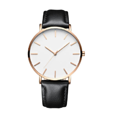 

65mm Ultra-Thin Waterproof Fashion Couples Watches Simple Business Leisure Men&Women General Quartz Watches
