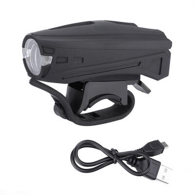 

Greensen Plastic Black Waterproof Bike Front Head Light Bicycle Handlebar Lamp with Mount