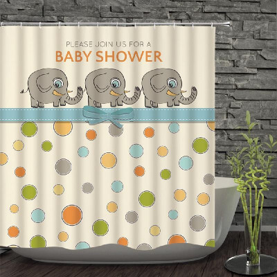 

Shower Curtain Decorative Bath Curtains Waterproof Polyester Fabric Anti-mildew Bathroom Curtains for Bathtub Showers