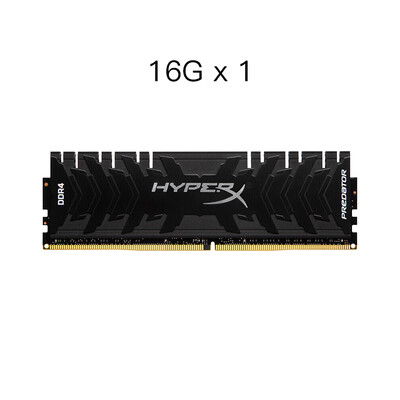 

HyperX Kingston Technology Predator Black 32GBKit of 2 DDR4 3000MHz RAM Gaming Memory CL15 135V DIMM 288-pin XMP HX430C15PB3K