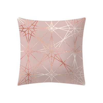 

〖Follure〗Rose Gold Pink Cushion Cover Square Pillowcase Home Decoratio