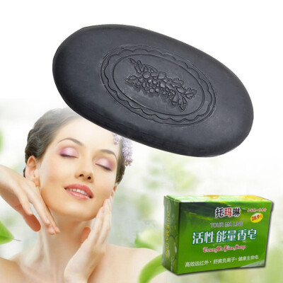 

Active Energy Bamboo Tourmaline Soap For Lady Female Women Face Hand Body Healthy Care Soap