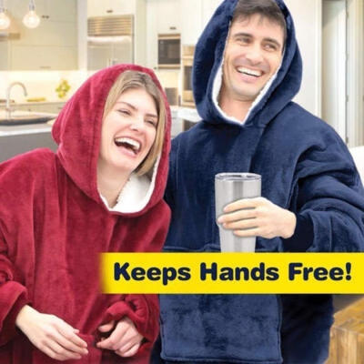 

Women&Men Winter Lengthened Coralline Plush Shawl Bathrobe Long Sleeve Robe Coat