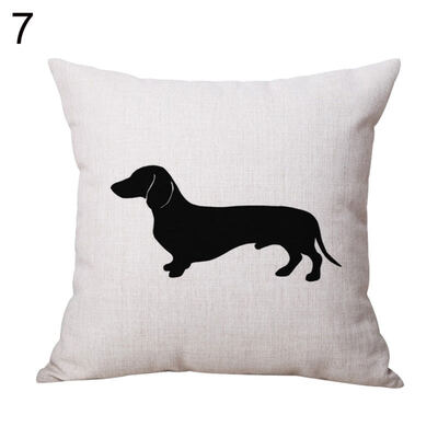 

Cartoon Dog Animal Throw Pillow Protector Case Cushion Cover Bedding Articles