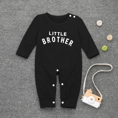 

Newborn Infant Baby Girl Boy Romper Letter Jumpsuit Bodysuit Outfit Set Clothes