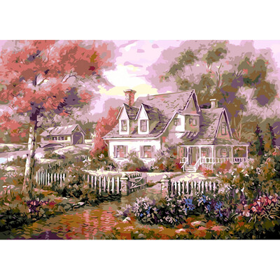 

Gobestart 5D Embroidery Paintings Rhinestone Pasted DIY Diamond Painting Cross Stitch