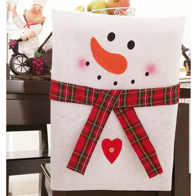 

Tailored Christmas Santa Hat Dining Chair Back Covers Party Xmas Table Decoration