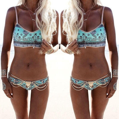 

Sexy Women Bandage Bikini Set Push up Padd Swimwear Swimsuit Beach Bathing suit