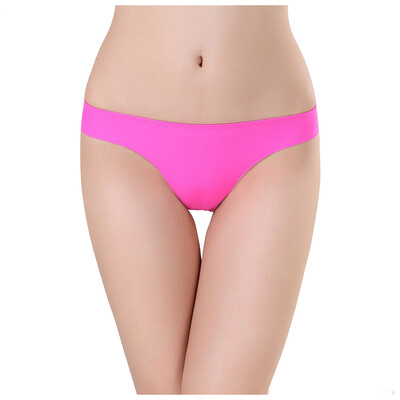 

Toponeto Women Pantie Lce Silk Pure Cotton Base Cloth Sexy T-pants Underpants Underwear