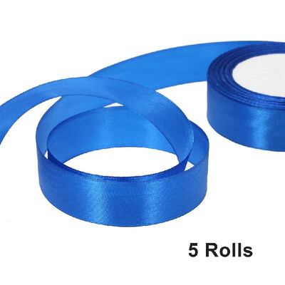 

25 YardsRoll 25mm Width Silk Satin Ribbon DIY Wedding Party Decoration Bow Crafts Invitation Card Gift Wrapping Christmas Ribbons