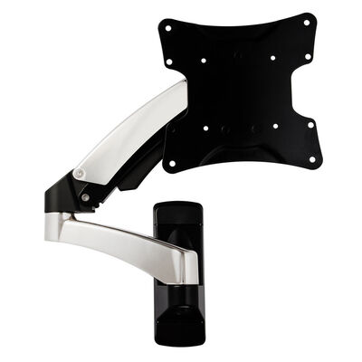 

51 lbs TV Wall Mount Hydraulic Arm Adjustable Monitor Bracket-Silver