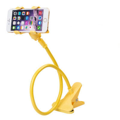 

Universal Flexible Holder Arm Lazy Mobile Phone Gooseneck Stand Holder Stents Flexible Bed Desk Table Clip Bracket