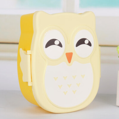 

Greensen Plastic Portable Cartoon Owl Lunch Box Food Safe Microwave Storage Container Lunch Storage Box Food Storage Box