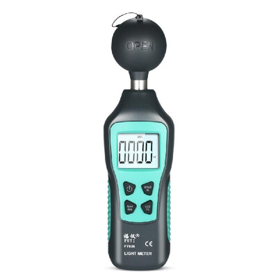 

FUYI FY836 Mini Digital Lux Meter LCD Display Handheld Illuminometer Luminometer Photometer Luxmeter Light Meter 0-200000 Lux with