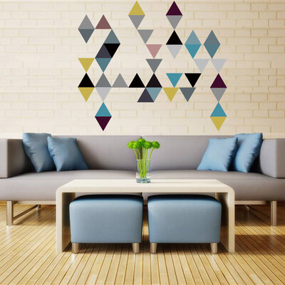 

〖Follure〗Rhombus Removable Art Vinyl Mural Home Room Decor Wall Stickers