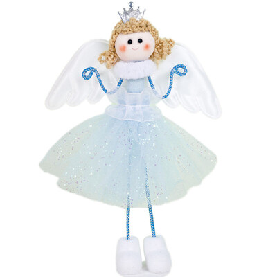 

Christmas Angel Girl Doll Ornament Xmas Tree Desktop Showcase Party Home Decor