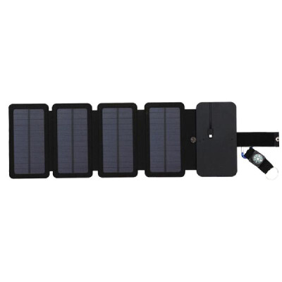 

Outdoor Solar Power Charger Mobile Phone Charger Mobile Power Folding Removable Solar Panel 5PCS