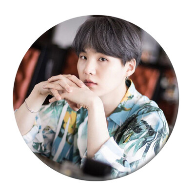

KPOP Bangtan Boys BTS LightBoy With Luv Brooch Pin Badge For Clothes Hat Bag