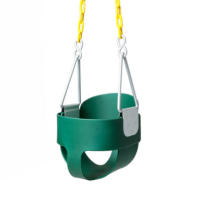 

Ktaxon High Back Full Bucket Toddler Swing Seat with Plastic Coated Chains - Swing Set
