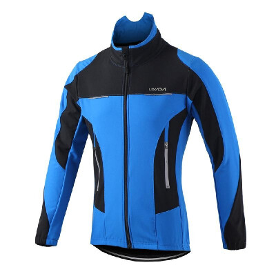 

Lixada Mens Outdoor Cycling Jacket Winter Thermal Breathable Comfortable Long Sleeve Coat Water Resistant Riding Sportswear