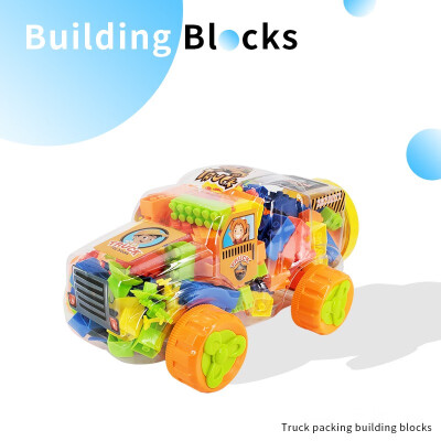 

BEAR BEAR BROTHER Truck Building Blocks for Kid Educational Toy Creative Bricks Gift DIY Toys US16333