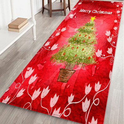 

Toponeto Merry Christmas Welcome Doormats Indoor Home Carpets Decor 40x120CM