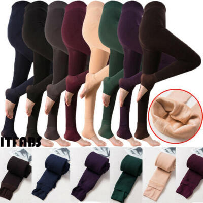 

Women Thermal Thick Warm Fleece lined Fur Winter Tight Pencil Leggings Pants Hot