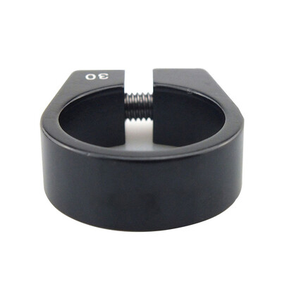 

30mm Black Muffler Exhaust Pipe Clamp Aluminum Alloy Bike Accessory Replacement