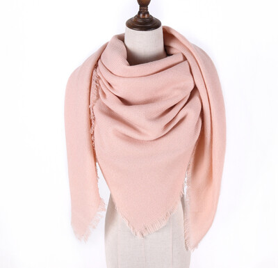 

Autumn&winter womens scarf square sneakers turmeric warm warm color couple students dual-use large shawl bib