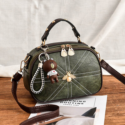 

Texture womens bag summer fashion network celebrity small black bag simple single shoulder oblique satchel bag