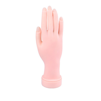 

Toponeto Nail Beginners Practice Fake Hand Rubber Hand Model