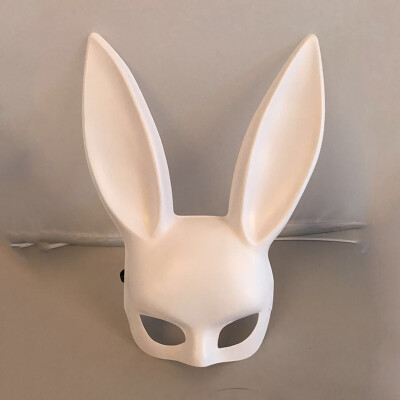 

1Pc Halloween Laides Bunny Mask Party Bar Nightclub Costume Rabbit Ears Mask Festival Party Hairband Costume