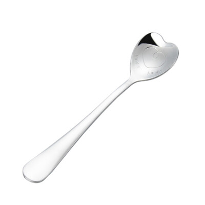 

Heart-Shaped Coffee Spoon Stirring Spoon Small Dessert Spoon Unique Coffee Spoon Household Tableware